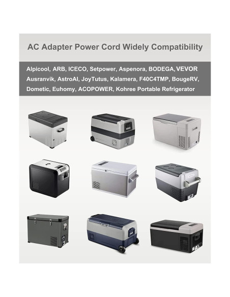 Cable de Alimentación 12V para Refrigerador de Coche XTD