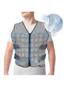 Chaleco de Enfriamiento WORLD-BIO Unisex Ajustable 84 Celdas