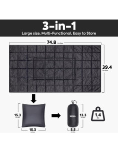 Manta de Camping ICECO BK190B Compacta y Ligera 0.88 kg 2