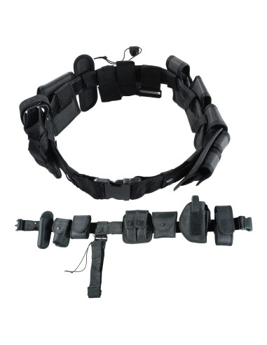 Cinturón Táctico Modular 10 en 1 Nylon 600D Ajustable
