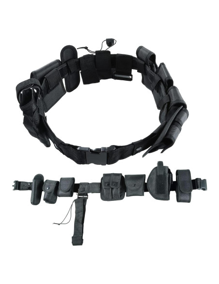 Cinturón Táctico Modular 10 en 1 Nylon 600D Ajustable