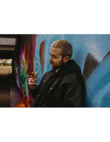 Anillos Magnéticos Fingears - Juego de 3 - Plata/Rojo