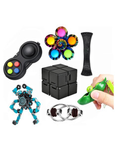 Juego de 7 Juguetes Antiestrés Kasdcvn para Alivio de Ansiedad