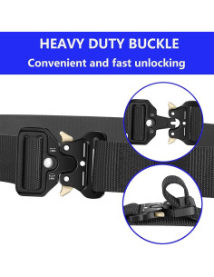 Cinturones Tácticos Ginwee en Paquete de 3 para Hombres 2