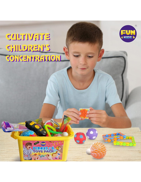 Paquete de Juguetes Antiestrés FunKidz para Niños 3 a 12 Años