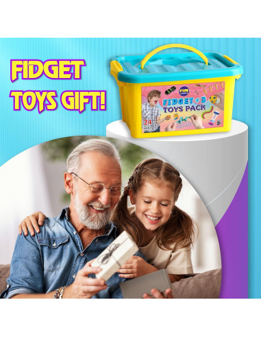 Paquete de Juguetes Antiestrés FunKidz para Niños 3 a 12 Años