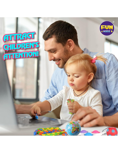 Paquete de Juguetes Antiestrés FunKidz para Niños 3 a 12 Años