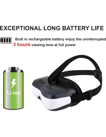 Gafas de Video Bigeyes H3 HD720p con HDMI y Batería