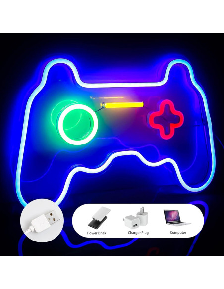 Cartel de Neón LED Evertine Controlador PS5 27.9x40.6cm