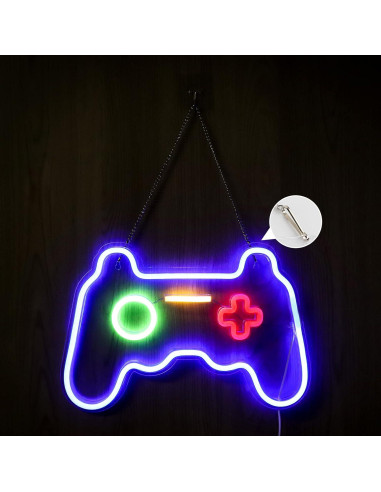 Cartel de Neón LED Evertine Controlador PS5 27.9x40.6cm