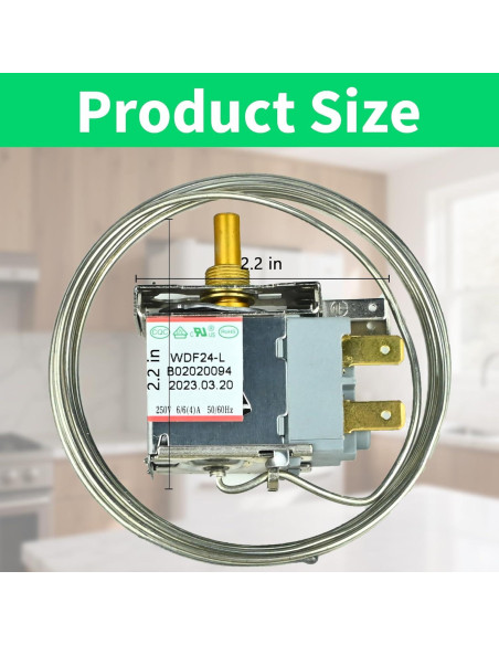 Termostato Universal Girrseft WPF24-L para Congelador 200cm