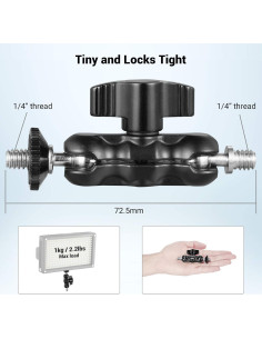 Brazo Mágico Universal SmallRig 2158 con Cabeza Esférica 2