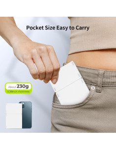 Teclado Bluetooth Plegable Seenda con Touchpad Plata 2