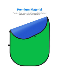 Fondo Colapsable Neewer Verde y Azul 1.5x2m para Fotografía 2