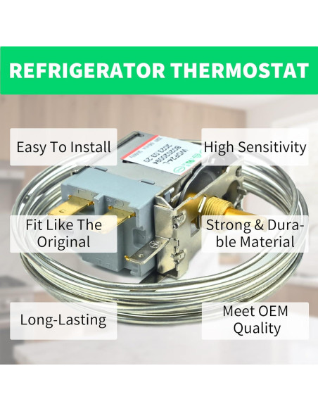 Termostato Universal Girrseft WPF24-L para Congelador 200cm