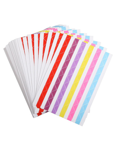 Esquinas de Foto Autoadhesivas ADVcer 5100 Piezas 6 Colores