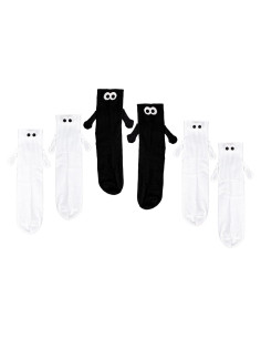 3 Pares de Calcetines de Amistad 3D con Manos Magnéticas