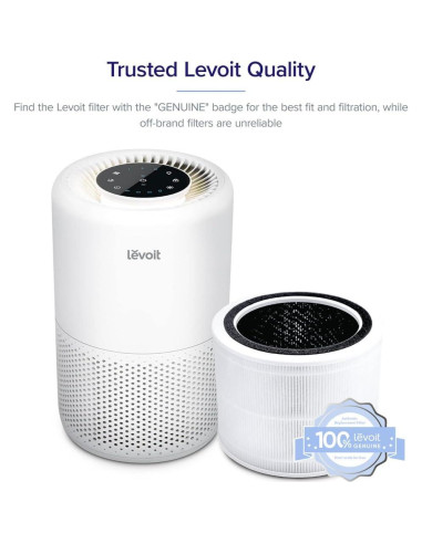 Filtro de aire LEVOIT Core 200S-P 3 en 1 para alergias