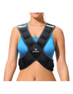 Chaleco con peso Empower para mujeres - 3,63 kg - Negro
