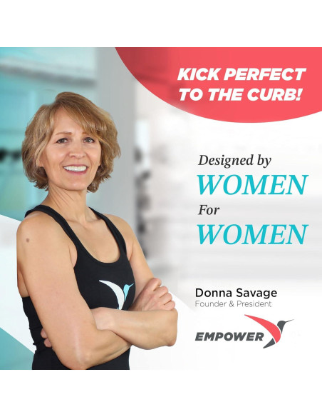 Chaleco con peso Empower para mujeres - 3,63 kg - Negro