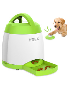 Dispensador Automático de Golosinas PETGEEK Verde 25x25cm