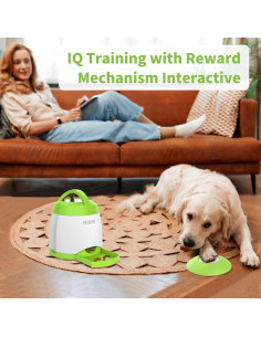 Dispensador Automático de Golosinas PETGEEK Verde 25x25cm 2