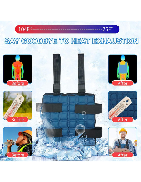 Chaleco Refrigerante Blobuste Ajustable 72 Celdas S-5XL