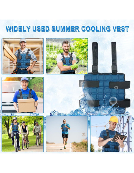 Chaleco Refrigerante Blobuste Ajustable 72 Celdas S-5XL