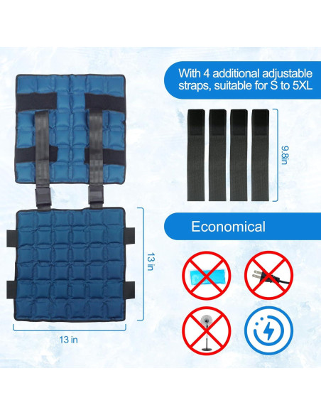 Chaleco Refrigerante Blobuste Ajustable 72 Celdas S-5XL