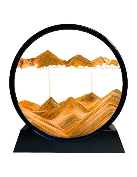 Arte de Arena en Movimiento SANDCLE 17.78 cm Amarillo 3D