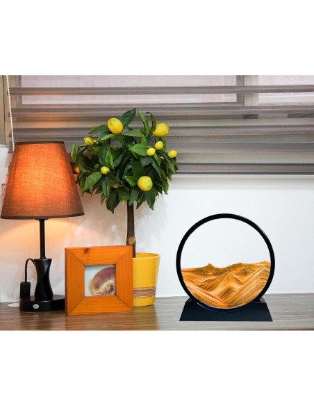 Arte de Arena en Movimiento SANDCLE 17.78 cm Amarillo 3D