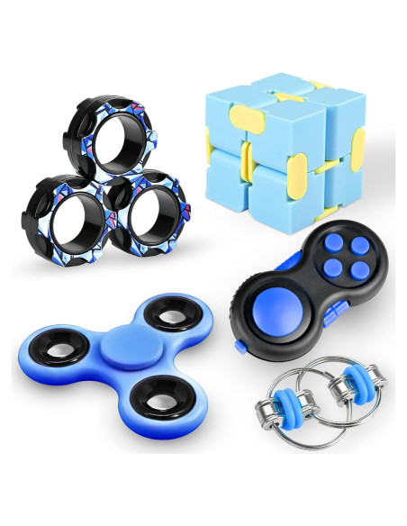 Juego Antiestrés Dr.Kbder Azul 5 Juguetes Sensores