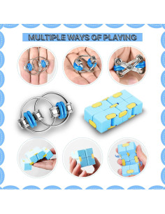 Juego Antiestrés Dr.Kbder Azul 5 Juguetes Sensores 2