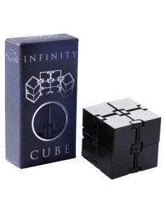 Cubo Infinito Antiestrés SMALL FISH 3.81 cm Negro