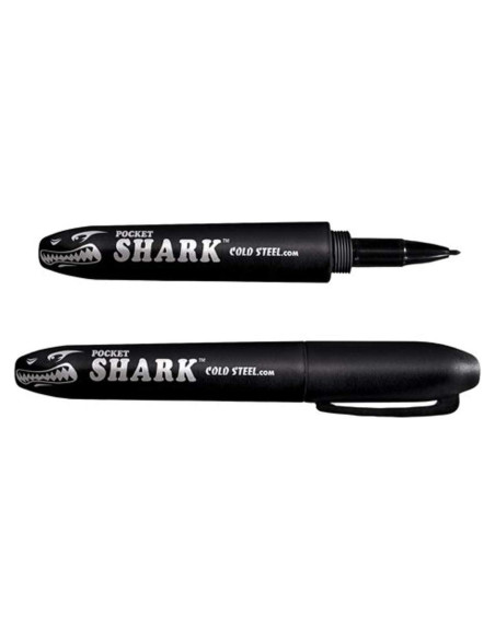 Bolígrafo de Punta de Fieltro Cold Steel Pocket Shark Negro