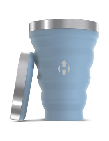Vaso Plegable HYDAWAY 473 ml Silicona y Acero Inoxidable