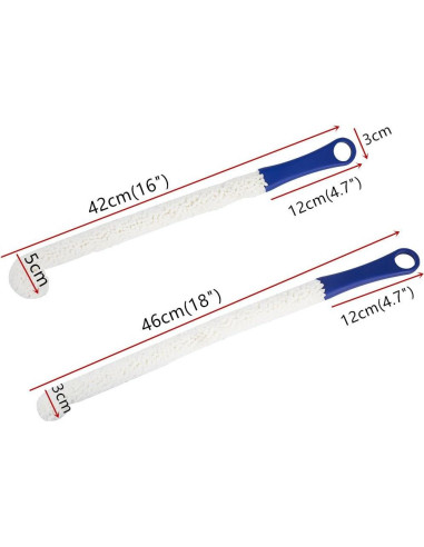 Cepillo de Limpieza de Botellas LJDJ - Juego de 2 Piezas 42 y 46 cm