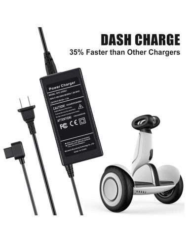 Cargador 58.8V 1.2A 70W para Ninebot S-Plus y Mini Plus