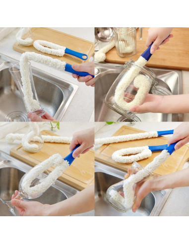 Cepillo de Limpieza de Botellas LJDJ - Juego de 2 Piezas 42 y 46 cm