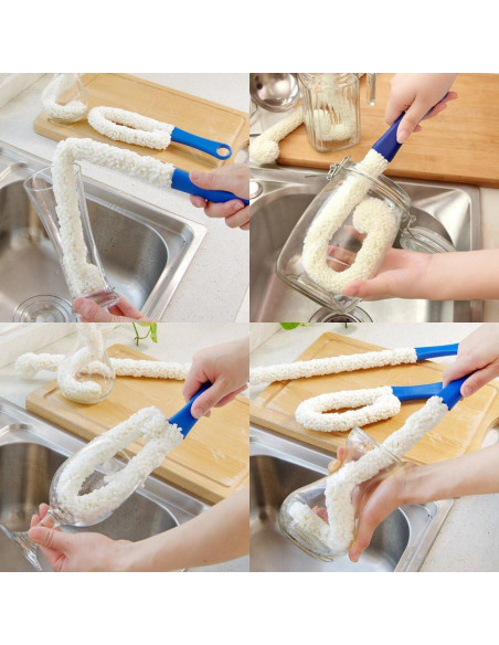 Cepillo de Limpieza de Botellas LJDJ - Juego de 2 Piezas 42 y 46 cm