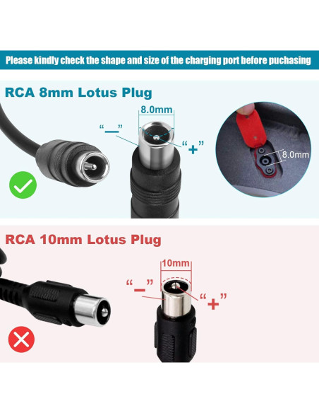 Cargador 42V 2A Segway Ninebot para scooters eléctricos