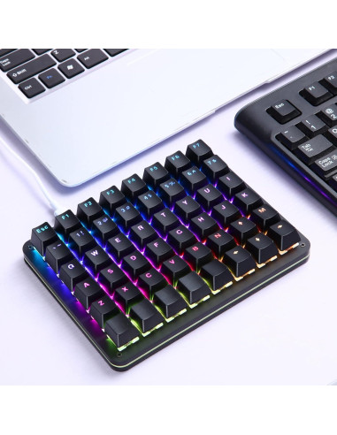 Teclado Mecánico Koolertron 48 Teclas RGB Programable