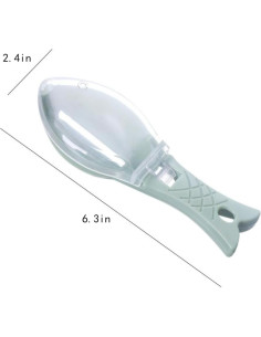 Escalador de Pescado EYAKEG 16 cm, Removedor de Escamas Rápido 2