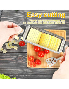 Cortador de Queso ADULLPONY 18 Cuerdas Acero Inoxidable 1 cm 2