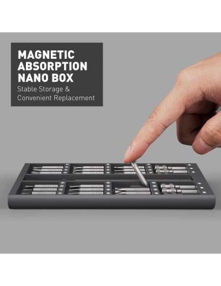 Juego de Destornilladores 63 en 1 VMAN Magnético Profesional