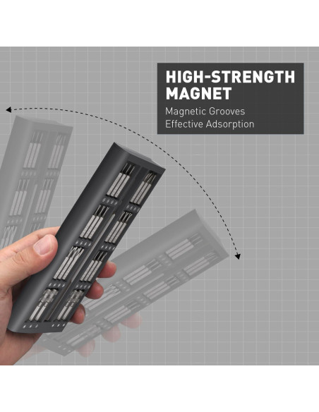 Juego de Destornilladores 63 en 1 VMAN Magnético Profesional