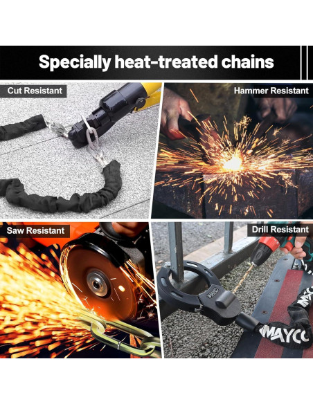 Candado Antirrobo IMAYCC para Scooter 94 cm Resistente