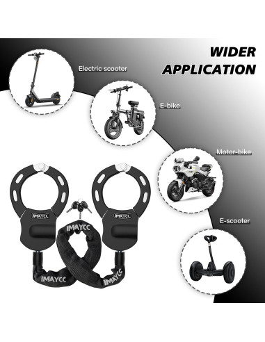 Candado Antirrobo IMAYCC para Scooter 94 cm Resistente