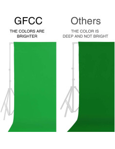 Fondo de Pantalla Verde GFCC 3x3m para Fotografía y Video 2