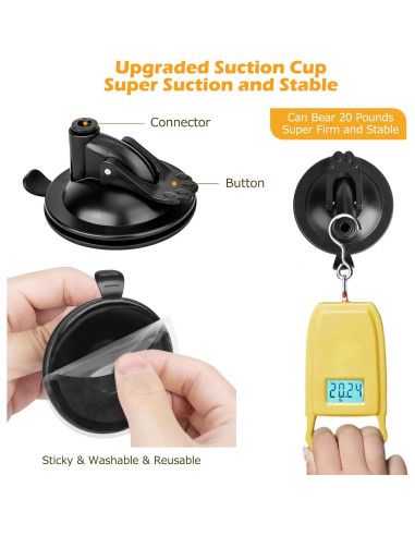 Juguetes Interactivos para Gatos HOSFROLL 3 en 1 con Ventosas